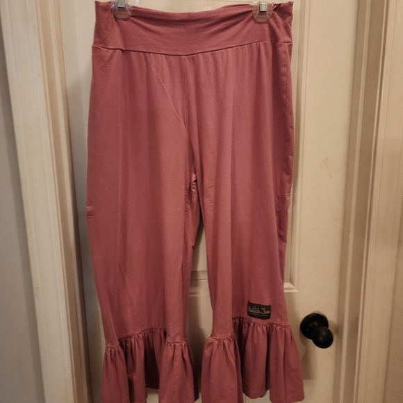 Matilda Jane Pink Ruffle Pants - Picture 1 of 3